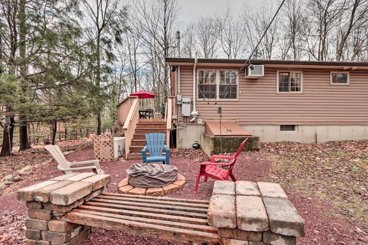 Poconos Home With Game Room Walk To Lake Harmony! Экстерьер фото